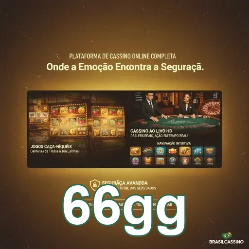 Interface do 66gg mostrando slots com gráficos vibrantes.