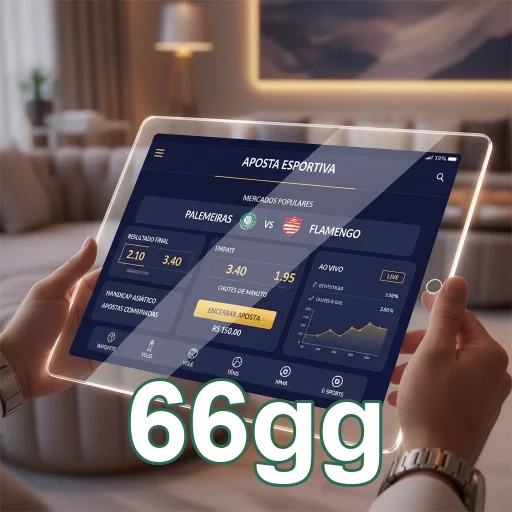 Tela do site 66gg mostrando cadastro em dispositivos móveis.