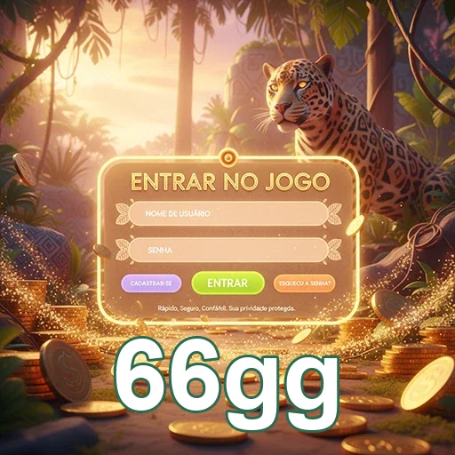 Tela de login do aplicativo 66gg com opções de acesso.