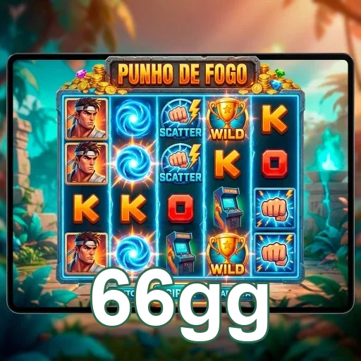 Tela do jogo Punho de Fogo no aplicativo 66gg.