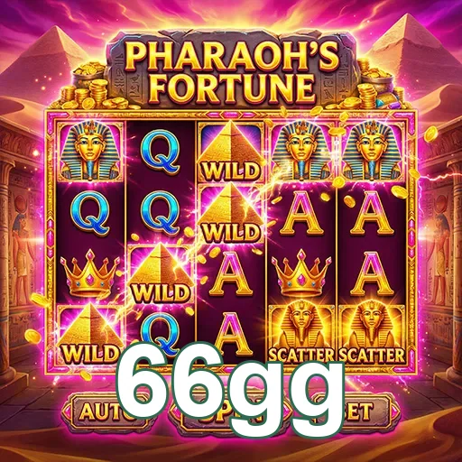Jogo Pharaoh's Fortune disponível no site 66gg com gráficos vibrantes.