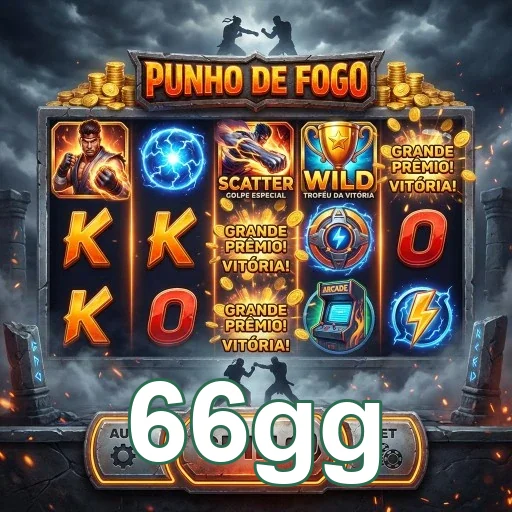 Jogos do slot 'Punho de Fogo' no 66gg com prêmios.